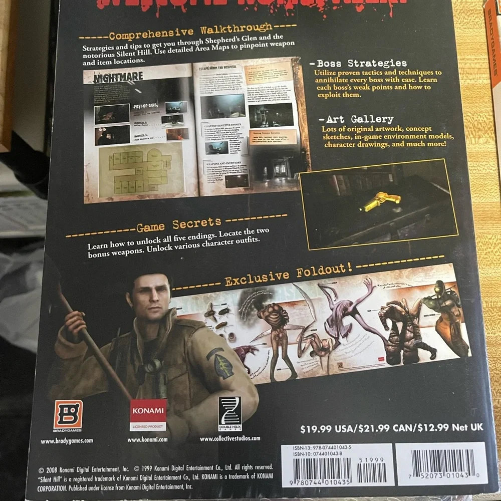 Silent Hill Homecoming Strategy Guide - Poster still intact